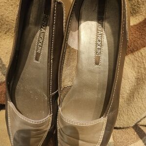 Enzo Angiolini Women's Tan Leather Flats Vintage Geniune Leather Runs Small